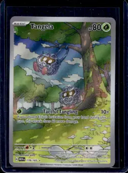2023 Pokemon SV 151 Tangela Illustration Rare #178/165 - Image 1