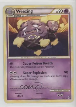 Weezing Pokemon HeartGold & SoulSilver Call of Legends #38 READ - Image 1