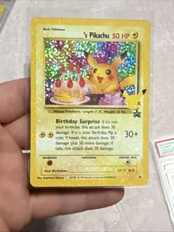 Pokemon ______'s Pikachu Promo Holo 24/53 Holo Massive Bleed 🩸 With No End ✨🩸✨ - Image 3