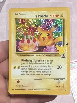 Pokemon ______'s Pikachu Promo Holo 24/53 Holo Massive Bleed 🩸 With No End ✨🩸✨ - Image 5