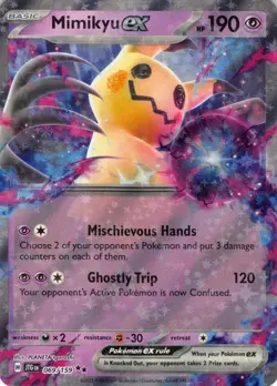 Mimikyu EX (069/159) Double Rare JTG EN: Journey Together NM Pokemon TCG - Image 1