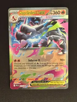 Mega Charizard X ex 13/94 Phantasmal Flames Double Rare Pokemon TCG - Image 1