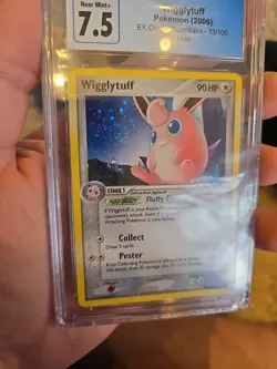 Pokemon Wigglytuff Holo #13 EX Crystal Guardians 2006 - CGC 7.5 - Image 3
