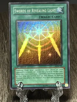 Swords of Revealing Light – LOB-101 – 1st Edition – Super Rare – Yu-Gi-Oh! - Image 4
