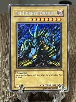 Tri-Horned Dragon – LOB-000 – Unlimited – Secret Rare – Yu-Gi-Oh! - Image 5