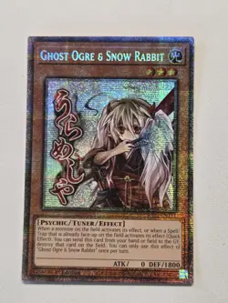 Ghost Ogre & Snow Rabbit RA05-EN131 Starlight Rare Stamped Yugioh 1st Edition - Image 1