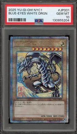 Yu-Gi-Oh! Blue Eyes White Dragon Ukiyoe NYC1-JP001 PSA 10 Gem Mint - Image 1