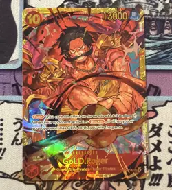 Gol D Roger OP09-118 SEC Secret Rare Emperors In The New World One Piece NM - Image 1