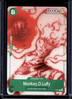 2024 One Piece Starter Deck Green Uta Monkey.D.Luffy Promo #P-061 - Image 1