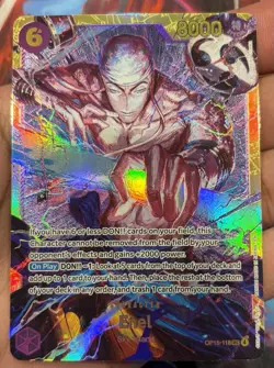 Enel OP15-118 SEC Secret Rare One Piece TCG Adventure on Kami's Island NM - Image 1