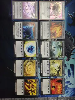 Chaotic TCG 10 Attack Cards Lot w/ 2 Rares Alliances Unraveled Lot 2/2 - Image 1