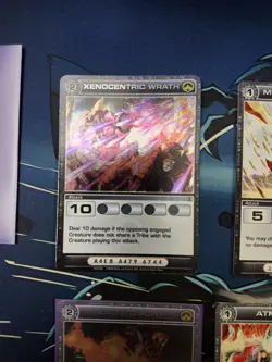 Chaotic TCG 10 Attack Card Lot w/ 2 Rares Alliances Unraveled Lot 1/2 - Image 2