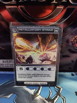 Chaotic TCG Super Rare Retalliatory Strike Attack Card Alliances Unraveled - Image 1