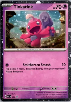 Tinkatink - (Cosmo Holofoil) Holo Promo SV: Scarlet & Violet Promo Cards 025 NM - Image 1