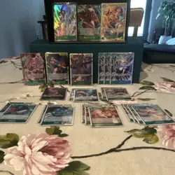 One Piece Sanji, Mihawk, Luffy, Perona, Law;Green Card Lot 1, 25 cards Total - Image 2