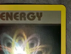 Pokemon Rare Holo Rainbow Energy Card, Team Rocket Set 17/82 (Unltd, English) - Image 4