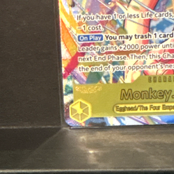 Bandai One Piece Monkey D. Luffy Secret Rare Alternate Art EB01-061 Card - Image 5