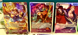 One Piece Law, Linlin, Pudding, Sanji, Gol D Roger; Purple Lot #2 50 cards Total - Image 3