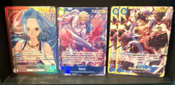 One Piece Vivi, Sanji, Luffy, Garp, Law, Ace, Boa; Blue Lot #2, 54 total cards - Image 1