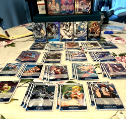 One Piece Vivi, Sanji, Luffy, Garp, Law, Ace, Boa; Blue Lot #2, 54 total cards - Image 2