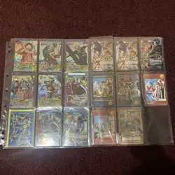 17 Card Lot One Piece Vintage Ccg Visual Adventure + Berry Match Promos - Image 1