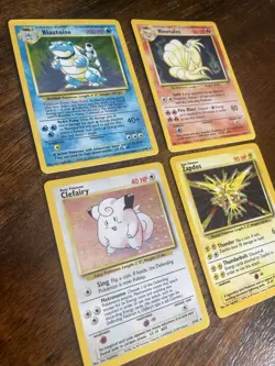 Pokemon Wotc base set unlimited 16 Cards Including Holo Blastoise - Image 2