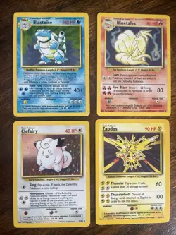 Pokemon Wotc base set unlimited 16 Cards Including Holo Blastoise - Image 4