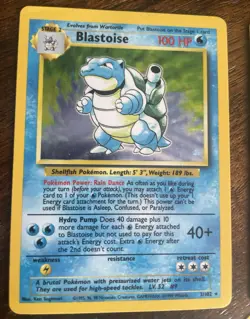 Pokemon Wotc base set unlimited 16 Cards Including Holo Blastoise - Image 5