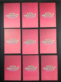 Pokemon Let's Go Eevee Database Set Eevee Poncho GOLD HOLO SET 9 Cards Peru - Image 4