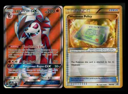 Lycanroc GX 138/145 Guardians Rising 2017 Full Art Weakness Policy Pokemon Card - Image 1
