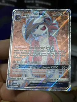 Lycanroc GX 138/145 Guardians Rising 2017 Full Art Weakness Policy Pokemon Card - Image 5