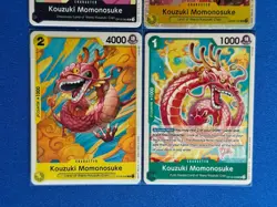 Kouzuki Momonosuke One Piece TCG 4-card lot OP06-107 Super Rare - ships PWE - Image 4