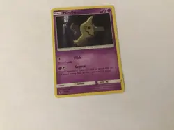 Pokemon TCG Mimikyu SM99 Sun & Moon Black Star Promo NM Cosmos Holo Card - Image 1