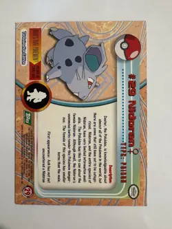 Nidoran (female) #29 Topps Pokemon 1999 - Good Condition - Image 2