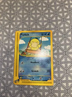Pokemon TCG E-Reader Card Psyduck 104/147 Aquapolis Common Never Played - Image 2