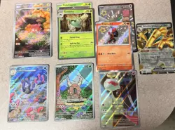 Pokemon Card Lot 10 Cards Pinsir Full Art Foil Cosmos Rare 636996769739 - Image 1