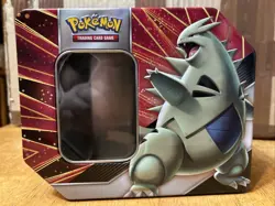 Opened Pokemon TCG Empoleon/Tyranitar Collectible Tin With 205 Random Cards - Image 2