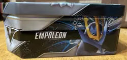 Opened Pokemon TCG Empoleon/Tyranitar Collectible Tin With 205 Random Cards - Image 3