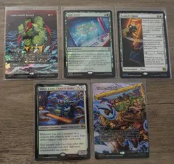 MTG Foil Mythic Lot TMNT Cards Underworld Breach Included Rare Lot - Image 1