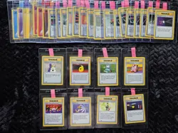 1999 1st Edition Shadowless Base Set Collection Lot of 34 Pokemon Cards Complete - Image 1