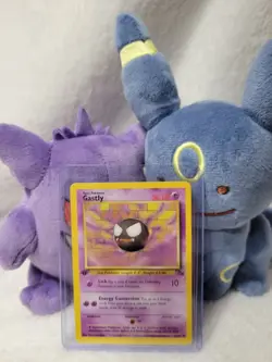 LP+ Gastly Fossil, 1st Edition Uncommon Card 33/62 - Image 1