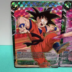 Dragon Ball Super Card Game Fateful Reunion Chi-Chi + Goku Foil Holo Rare Cards - Image 2