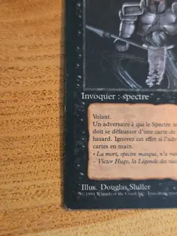 MTG - Hypnotic Specter - French Revised FBB - Played - Image 2
