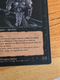 MTG - Hypnotic Specter - French Revised FBB - Played - Image 5