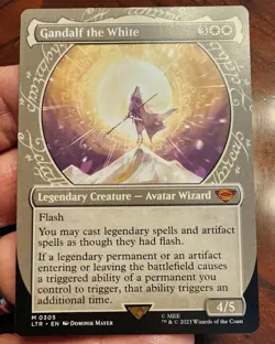 Gandalf the White (Showcase) *Regular* LTR 305 NM, Never Played - Image 1