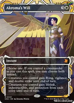 Akroma's Will [SOA - 1] - NM [Foil] TCG MTG - Image 1