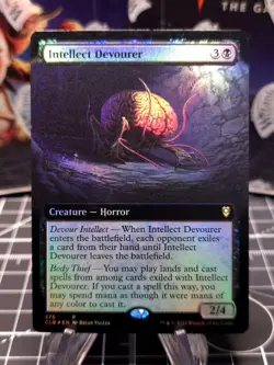 MTG Baldur Gate Intellect Devourer (Extended Art) Foil CLB LIGHT PLAYED - Image 1