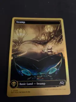 MTG Swamp (0509) - First-Place Foil NM-Mint Aetherdrift - Image 1