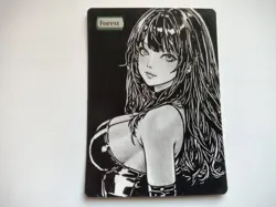 1x Forest Altered Art Hand Drawn MTG Basic Land AA9943 by SpellBound - Image 1