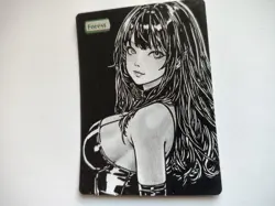 1x Forest Altered Art Hand Drawn MTG Basic Land AA9943 by SpellBound - Image 2